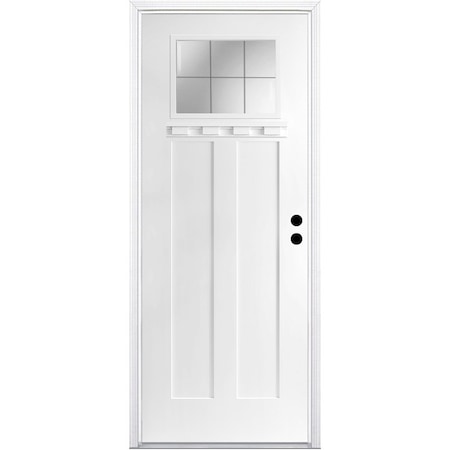 Trimlite Exterior Single Door, Left Hand/Inswing, 1.75 Thick, Fiberglass 3080LHISPSFHFLS300P491626DM